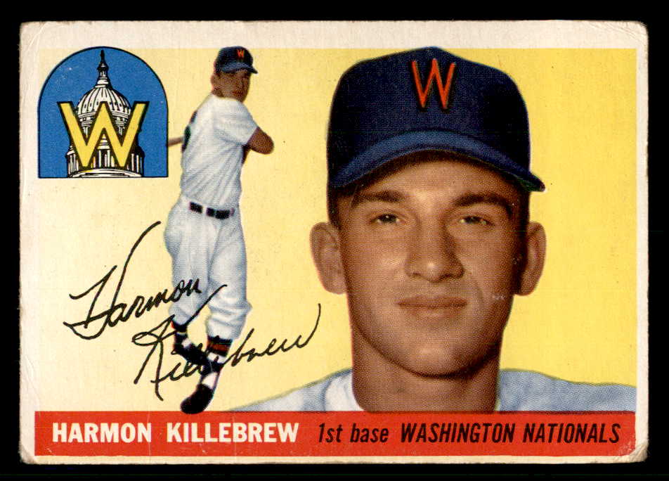 1955 Topps Baseball #124 Harmon Killebrew Senators VG 541165