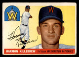 1955 Topps Baseball #124 Harmon Killebrew Senators VG 541165