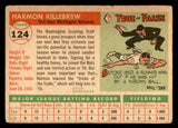 1955 Topps Baseball #124 Harmon Killebrew Senators VG 541165
