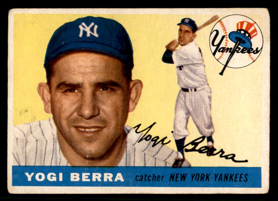 1955 Topps Baseball #198 Yogi Berra Yankees VG 541170
