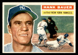 1956 Topps Baseball #177 Hank Bauer Yankees NR-MT Gray 541178