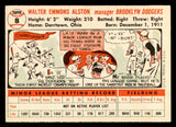 1956 Topps Baseball #008 Walter Alston Dodgers NR-MT White 541180