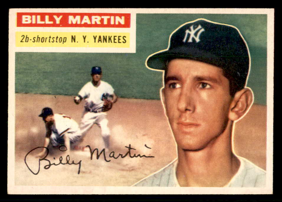 1956 Topps Baseball #181 Billy Martin Yankees NR-MT 541183