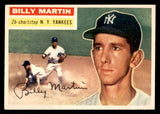 1956 Topps Baseball #181 Billy Martin Yankees NR-MT 541183