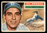 1956 Topps Baseball #145 Gil Hodges Dodgers VG Gray 541184