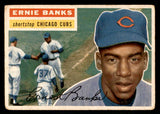 1956 Topps Baseball #015 Ernie Banks Cubs VG White 541187