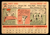 1956 Topps Baseball #015 Ernie Banks Cubs VG White 541187