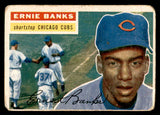 1956 Topps Baseball #015 Ernie Banks Cubs VG White 541189