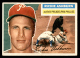 1956 Topps Baseball #120 Richie Ashburn Phillies EX Gray 541191
