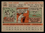 1956 Topps Baseball #120 Richie Ashburn Phillies EX Gray 541191