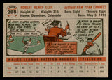 1956 Topps Baseball #288 Bob Cerv Yankees NR-MT 541192