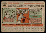 1956 Topps Baseball #120 Richie Ashburn Phillies VG Gray 541194