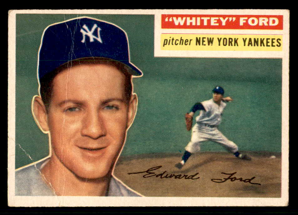 1956 Topps Baseball #240 Whitey Ford Yankees VG 541199