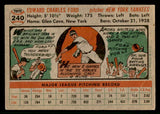 1956 Topps Baseball #240 Whitey Ford Yankees VG 541199