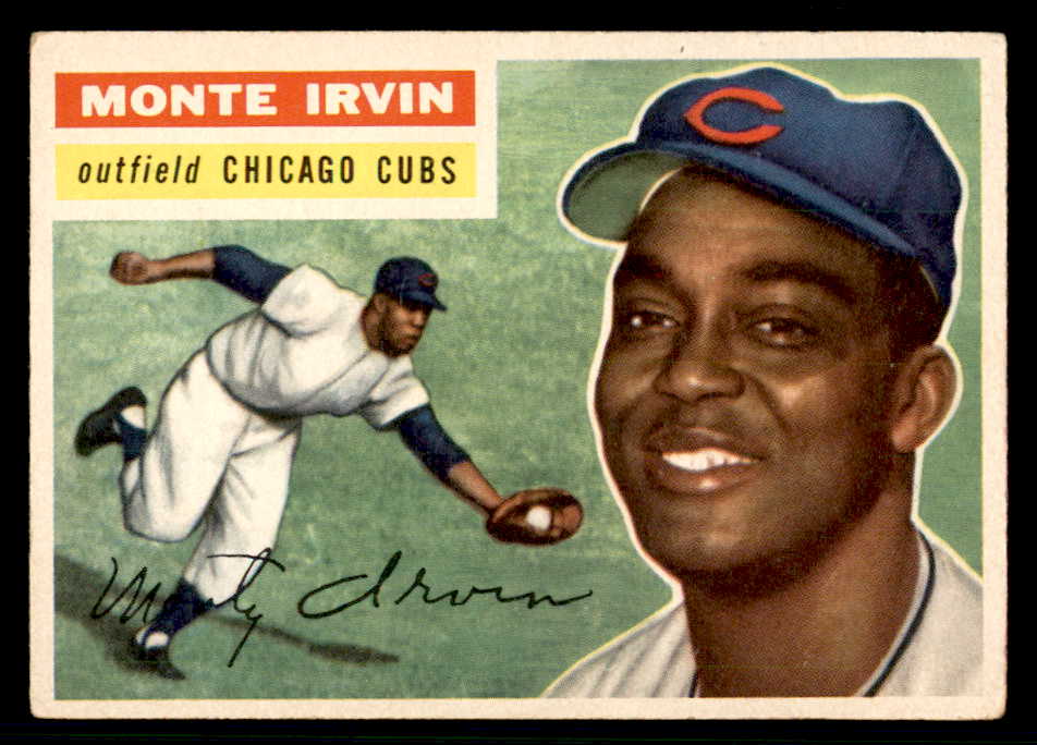 1956 Topps Baseball #194 Monte Irvin Cubs EX 541200