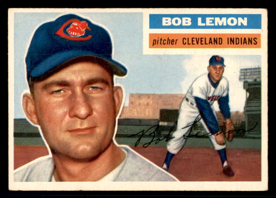 1956 Topps Baseball #255 Bob Lemon Indians EX-MT 541203