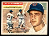 1956 Topps Baseball #025 Ted Kluszewski Reds EX-MT Gray 541205