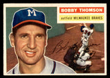 1956 Topps Baseball #257 Bobby Thomson Braves EX-MT 541208