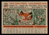 1956 Topps Baseball #257 Bobby Thomson Braves EX-MT 541208