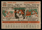1956 Topps Baseball #312 Andy Pafko Braves EX 541211