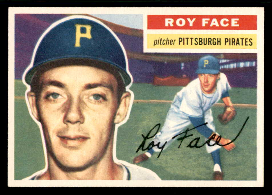 1956 Topps Baseball #013 Roy Face Pirates NR-MT White 541221