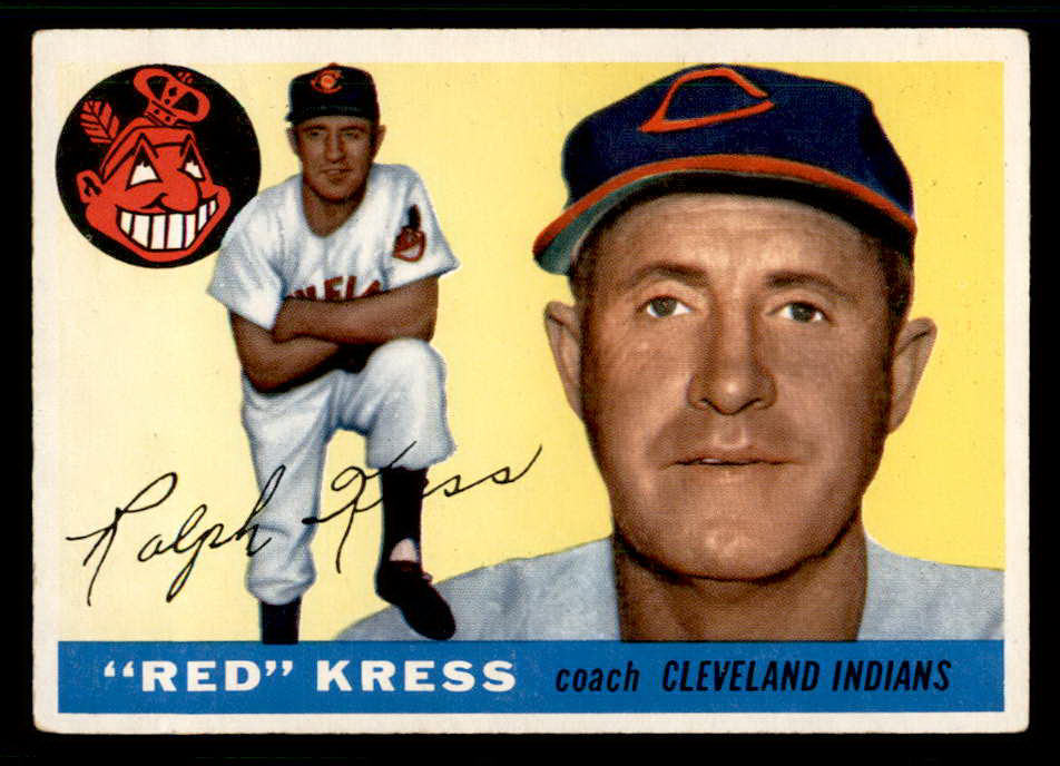 1955 Topps Baseball #151 Ralph Kress Indians VG-EX 541224