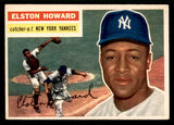 1956 Topps Baseball #208 Elston Howard Yankees EX+/EX-MT 541232
