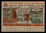 1956 Topps Baseball #208 Elston Howard Yankees EX+/EX-MT 541232