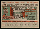 1956 Topps Baseball #208 Elston Howard Yankees EX+/EX-MT 541233