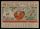 1956 Topps Baseball #109 Enos Slaughter A's EX-MT Gray 541244