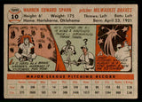 1956 Topps Baseball #010 Warren Spahn Braves VG Gray 541245
