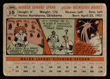 1956 Topps Baseball #010 Warren Spahn Braves VG Gray 541246