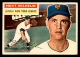 1956 Topps Baseball #307 Hoyt Wilhelm Giants EX 541251
