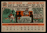 1956 Topps Baseball #307 Hoyt Wilhelm Giants EX 541251