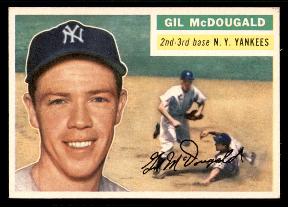 1956 Topps Baseball #225 Gil McDougald Yankees EX-MT 541254