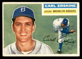 1956 Topps Baseball #233 Carl Erskine Dodgers EX-MT 541258