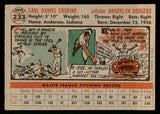 1956 Topps Baseball #233 Carl Erskine Dodgers EX-MT 541258