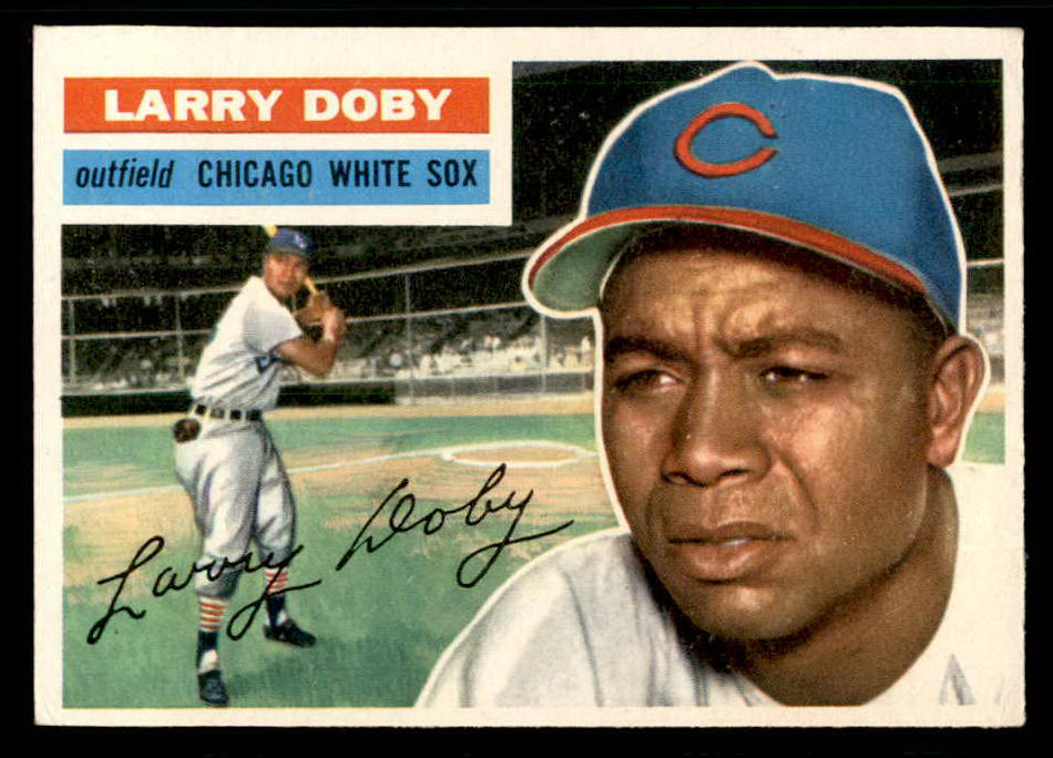1956 Topps Baseball #250 Larry Doby White Sox EX 541261
