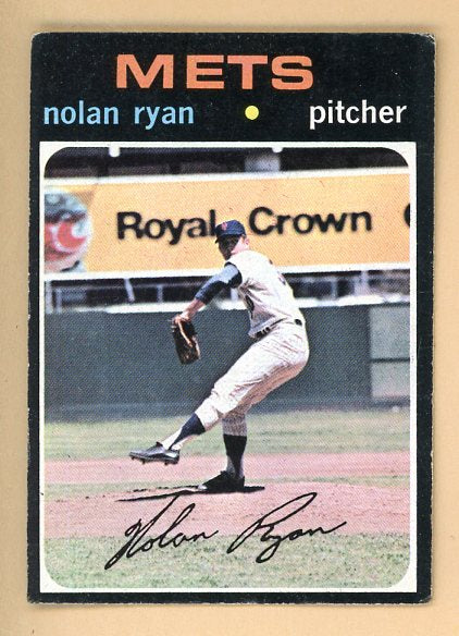 1971 Topps Baseball #513 Nolan Ryan Mets EX 541262