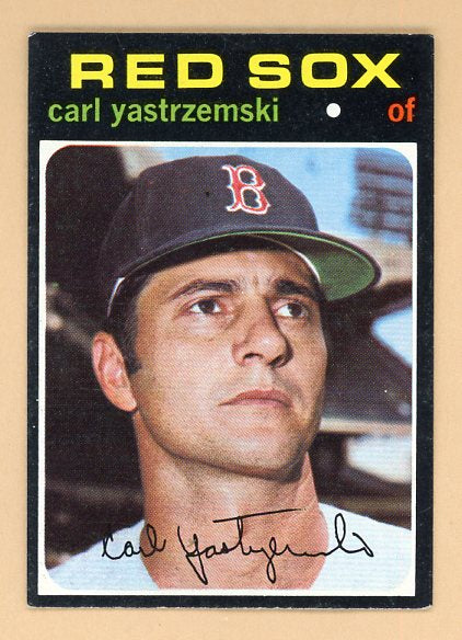1971 Topps Baseball #530 Carl Yastrzemski Red Sox EX-MT 541263