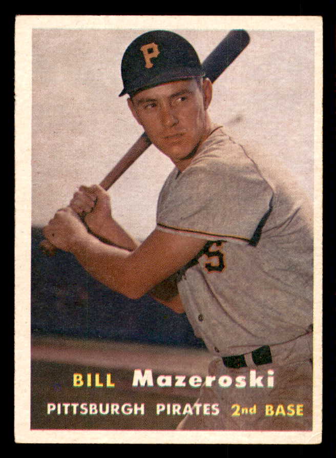 1957 Topps Baseball #024 Bill Mazeroski Pirates VG-EX 541270