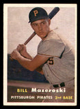 1957 Topps Baseball #024 Bill Mazeroski Pirates VG-EX 541270