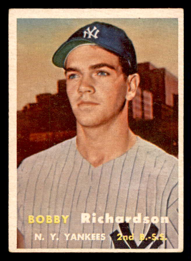 1957 Topps Baseball #286 Bobby Richardson Yankees EX 541271