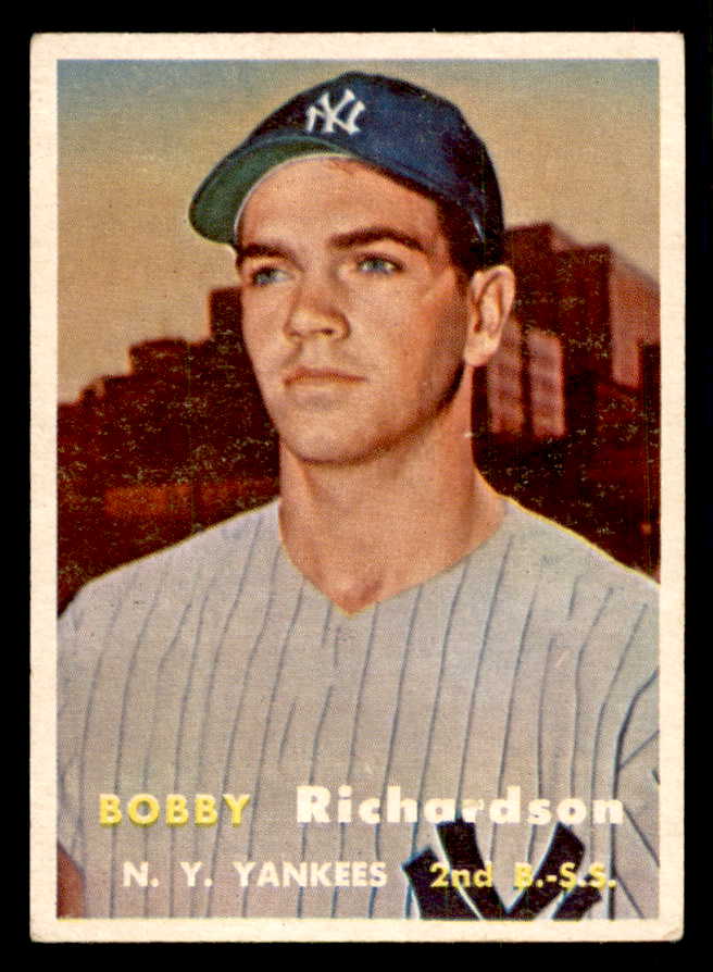 1957 Topps Baseball #286 Bobby Richardson Yankees EX 541272