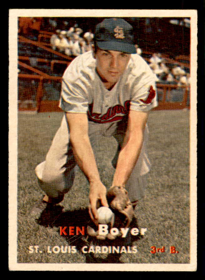 1957 Topps Baseball #122 Ken Boyer Cardinals VG-EX 541274
