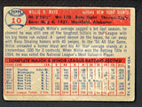 1957 Topps Baseball #010 Willie Mays Giants VG 541275