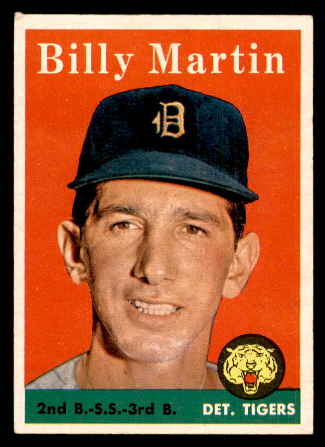 1958 Topps Baseball #271 Billy Martin Tigers EX 541279