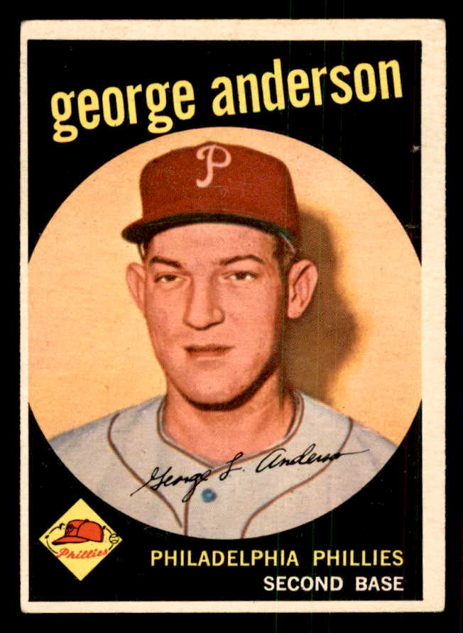 1959 Topps Baseball #338 Sparky Anderson Phillies VG-EX 541286