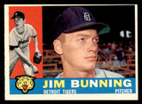 1960 Topps Baseball #502 Jim Bunning Tigers EX 541288