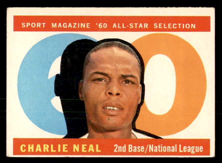 1960 Topps Baseball #556 Charlie Neal A.S. Dodgers VG-EX 541290